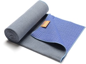 Eco Bamboo Yoga Towel-Blue
